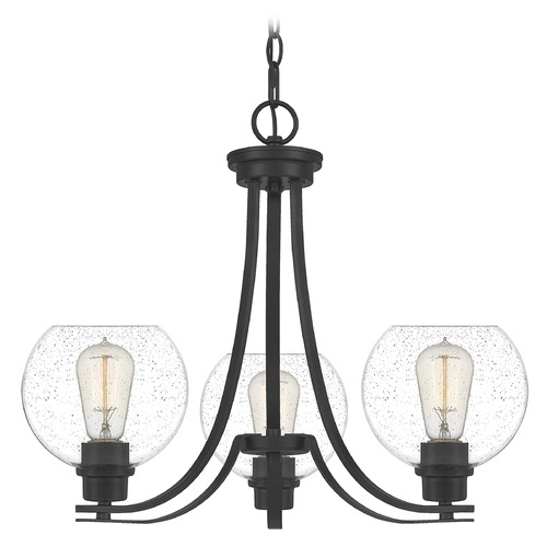 Quoizel Lighting Pruitt Matte Black Chandelier by Quoizel Lighting PRUS5022MBK