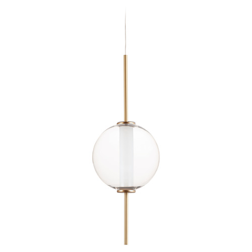 Axle LED Pendant in Gold by ET2 Lighting