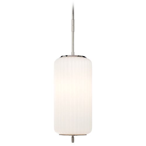 Visual Comfort Signature Collection Thomas OBrien Eden Medium Pendant in Nickel by Visual Comfort Signature TOB5160PNWG