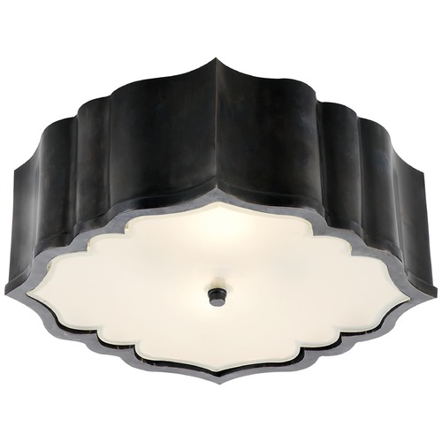 Alexa Hampton Balthazar Flush Mount in Gun Metal by Visual Comfort Signature