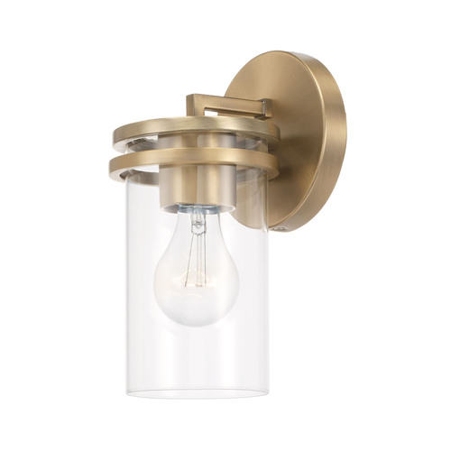 HomePlace by Capital Lighting Fuller Wall Sconce in Aged Brass by HomePlace by Capital Lighting 648711AD-539
