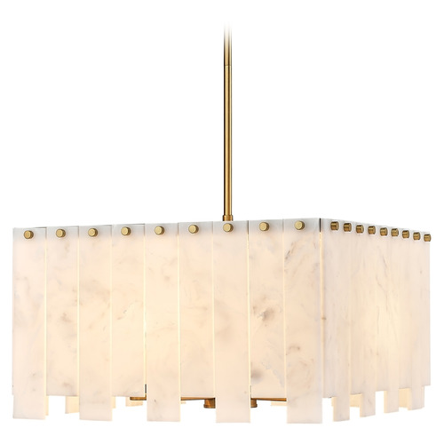 Z-Lite Viviana Rubbed Brass Pendant by Z-Lite 345P20-RB