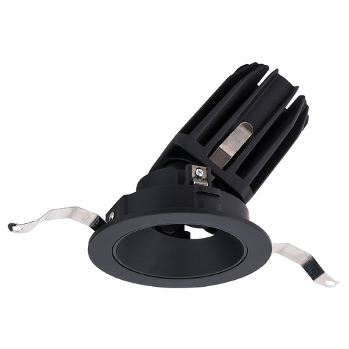 WAC Lighting 2-Inch FQ Downlights Black LED Recessed Trim by WAC Lighting R2FRAT-935-BK