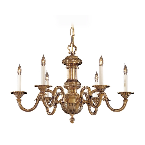 Metropolitan Lighting Chandelier in Classic Brass Finish N700206