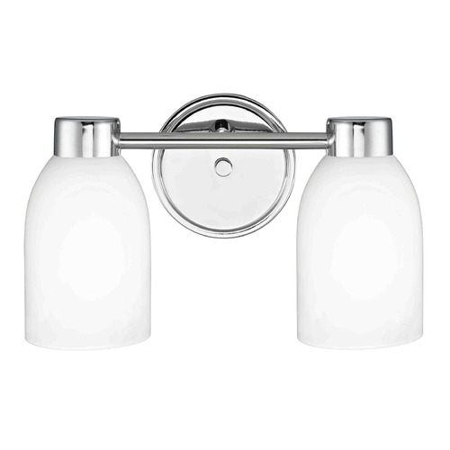 Design Classics Lighting Aon Fuse Chrome Bathroom Light 1802-26 GL1028D