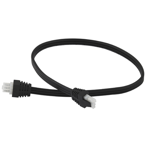 Recesso Lighting by Dolan Designs Black 18-Inch Interconnect Cable for Recesso Under Cabinet Light UCAIW18-BK