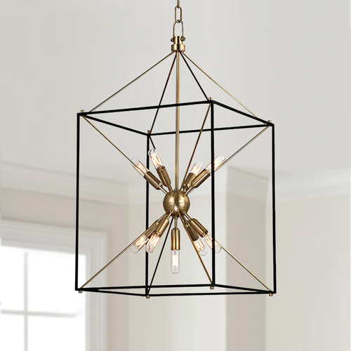 Hudson Valley Lighting Glendale Pendant in Aged Brass by Hudson Valley Lighting 8916-AGB