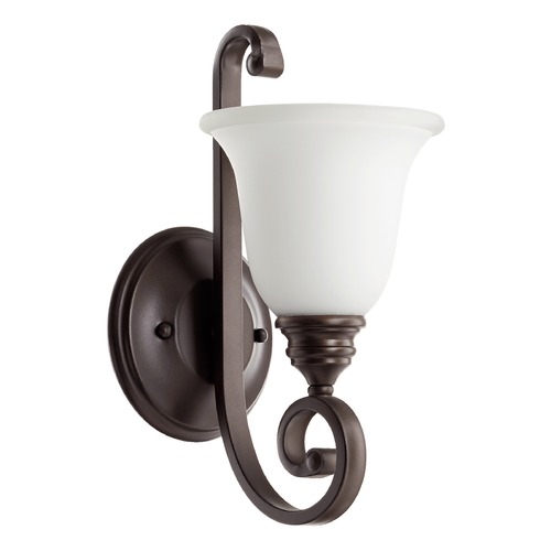 Quorum Lighting Bryant Oiled Bronze Sconce by Quorum Lighting 5454-1-186