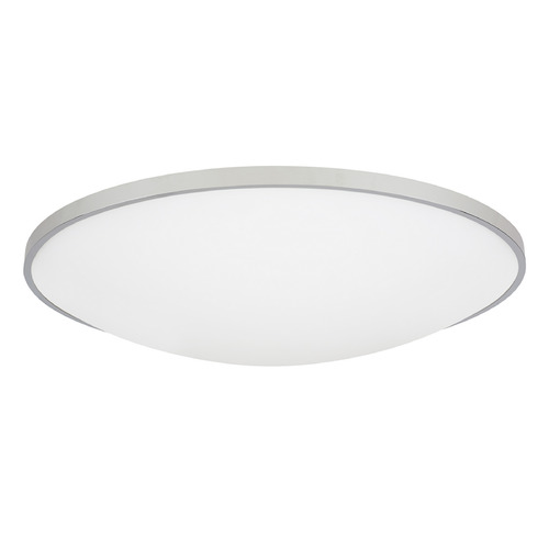 Visual Comfort Modern Collection Sean Lavin Vance 24-Inch 2700K LED Flush Mount in Chrome by Visual Comfort Modern 700FMVNC24C-LED927