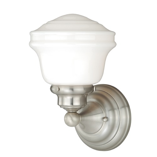 Huntley Satin Nickel Sconce by Vaxcel Lighting