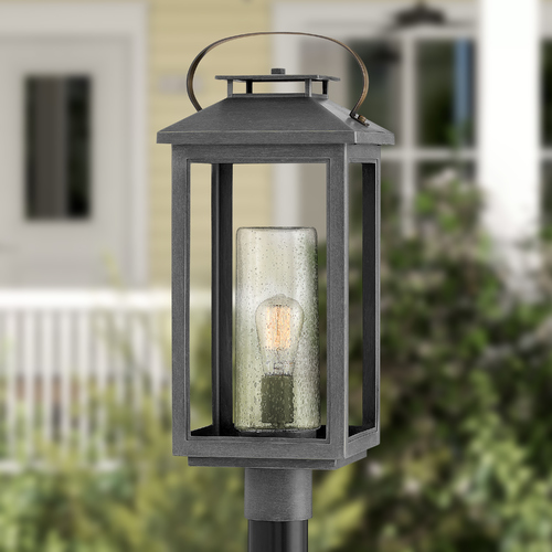 Atwater 23-Inch Ash Bronze Post Light by Hinkley Lighting
