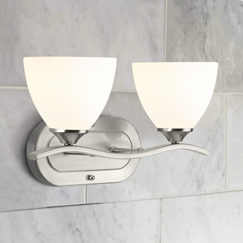 Laird Brushed Nickel 2-Light Bathroom Light by Progress Lighting