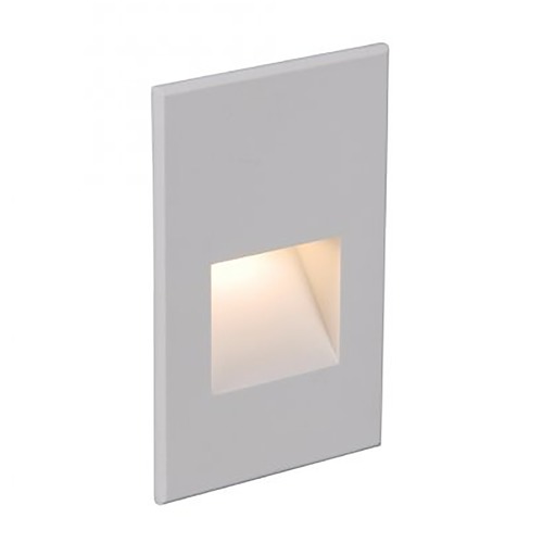 Step & Wall White on Aluminum LED Recessed Step Light by WAC Lighting