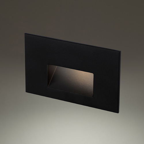 Modern Forms by WAC Lighting Step Light Black LED Recessed Step Light by Modern Forms SL-LED100-30-BK