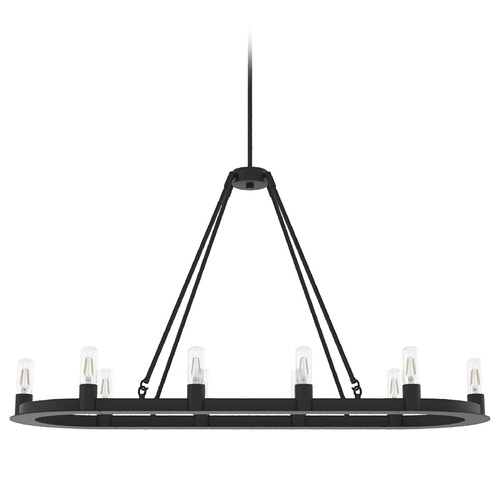 Saddlewood Natural Iron Chandelier by Hunter Fan Company