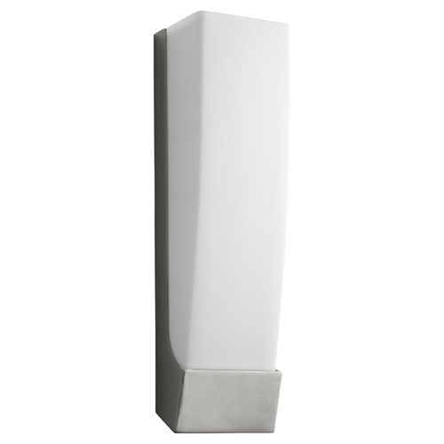 Apollo 16-Inch LED Wall Sconce in Satin Nickel by Oxygen Lighting