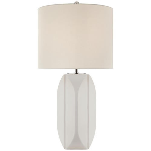 Visual Comfort Signature Collection Kate Spade New York Carmilla Lamp in Matte White by Visual Comfort Signature KS3630MWTL