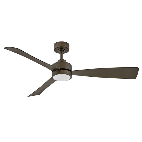 Hinkley Iver 56-Inch LED Dual Mount Warm Dim Smart Fan in Bronze by Hinkley 905756FMM-LWDK