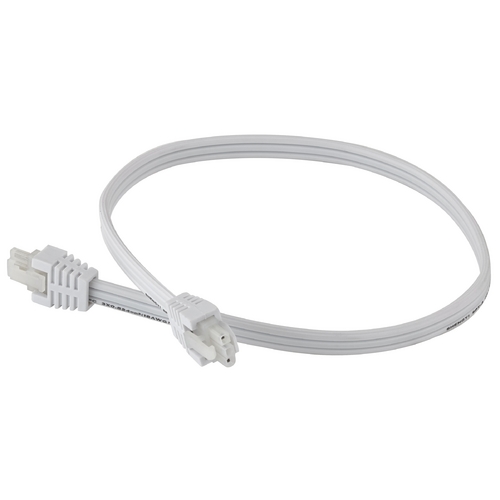 Recesso Lighting by Dolan Designs White 18-Inch Interconnect Cable for Recesso Under Cabinet Light UCAIW18-WH