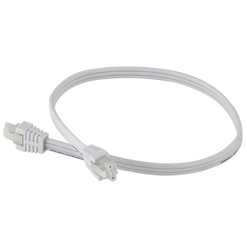 White 18-Inch Interconnect Cable for Recesso Under Cabinet Light