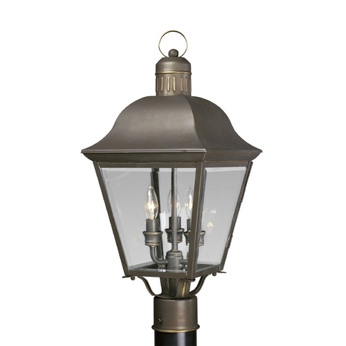 Andover Post Light in Antique Bronze by Progress Lighting