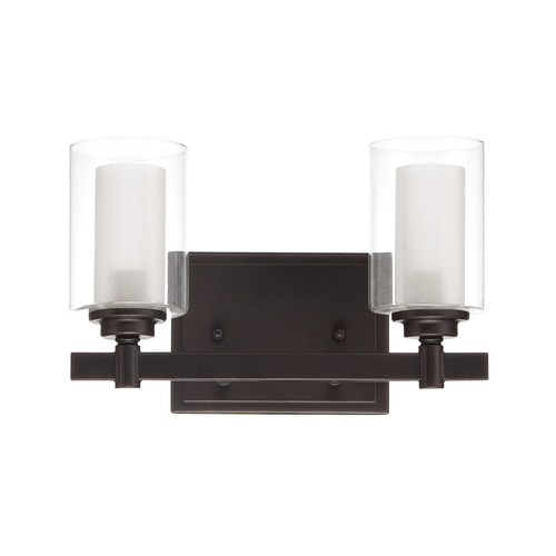 Celeste 11.75-Inch Espresso Bath Light by Craftmade Lighting