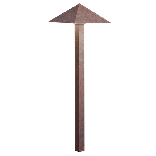 Kichler Lighting Pyramid 12V LED Path Light in Textured Tannery Bronze 3000K by Kichler Lighting 15802TZT30R