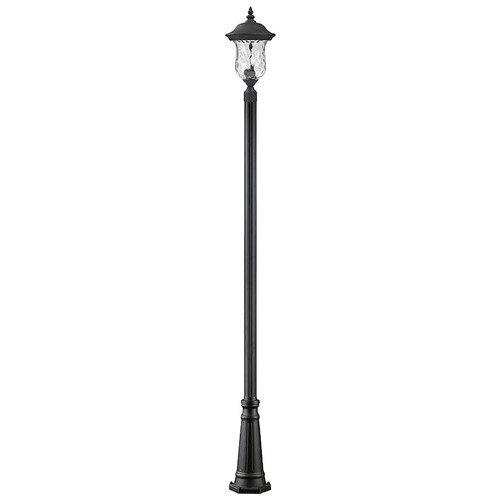 Armstrong Black Post Light by Z-Lite