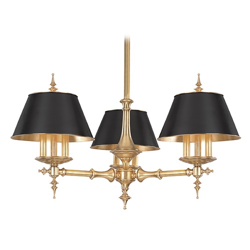 Cheshire Aged Brass Chandelier by Hudson Valley Lighting