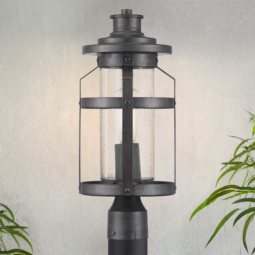 Progress Lighting Haslett Antique Pewter Post Light by Progress Lighting P540031-103