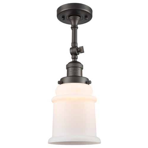 Innovations Lighting Innovations Lighting Canton Oil Rubbed Bronze Semi-Flushmount Light 201F-OB-G181