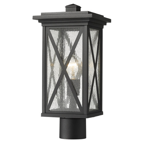 Brookside Black Post Light by Z-Lite