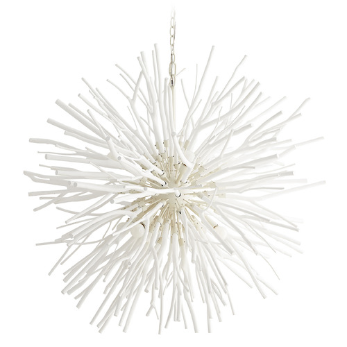 Finch 43-Inch Chandelier in Whitewash Stained Wood by Arteriors Home