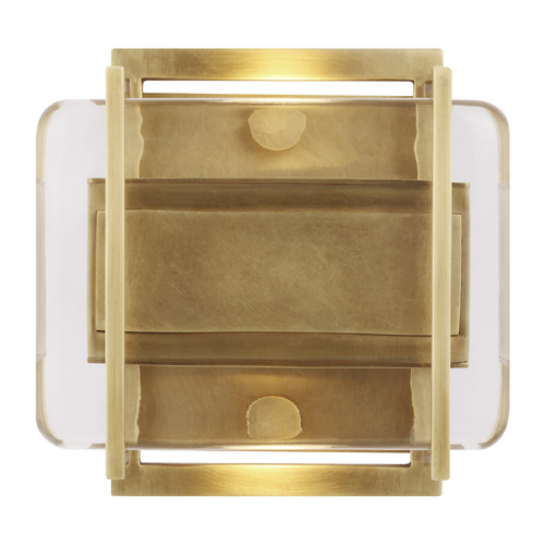 Mick De Giulio Duelle 5-Inch LED Sconce in Brass by Visual Comfort Modern