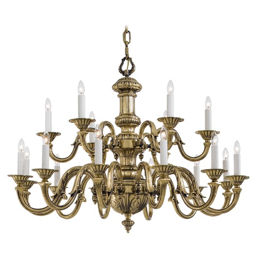 Metropolitan Classic Brass Chandelier by Metropolitan Lighting
