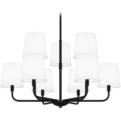 Quoizel Lighting Gallagher Matte Black Chandelier