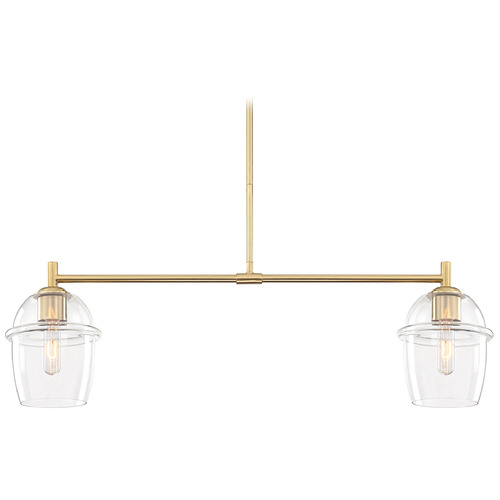 Designers Fountain Summer Jazz Brushed Gold Island Light