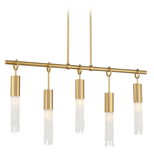 Savoy House Lighting Chelsea Warm Brass Island Light