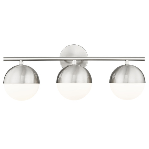 Z-Lite Realm Sphere Brushed Nickel Bathroom Light