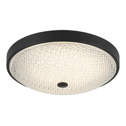 Matteo Lighting Bella Matte Black LED Flushmount Light