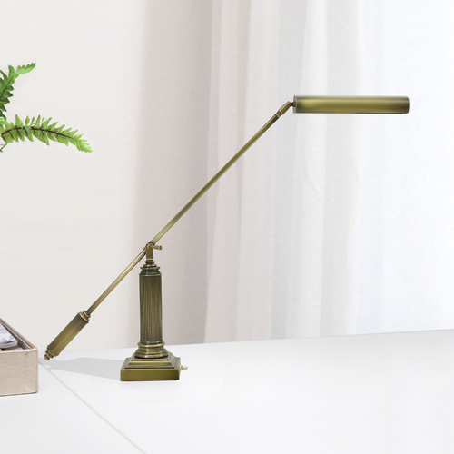 Piano Lamp in Antique Brass by House of Troy Lighting