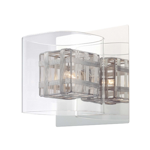 George Kovacs Lighting Jewel Box Wall Sconce in Chrome by George Kovacs P800-077