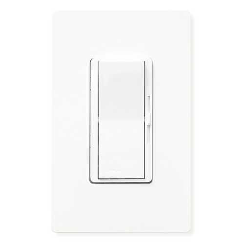 Lutron Dimmer Controls Diva Electronic Low-Voltage 3-Way Paddle Dimmer in White 300W DVELV-303P-WH