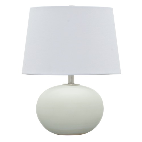 Scatchard Stoneware White Matte Table Lamp by House of Troy Lighting