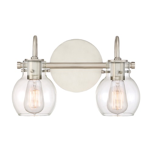 Quoizel Lighting Andrew Antique Nickel Bathroom Light by Quoizel Lighting ANW8602AN