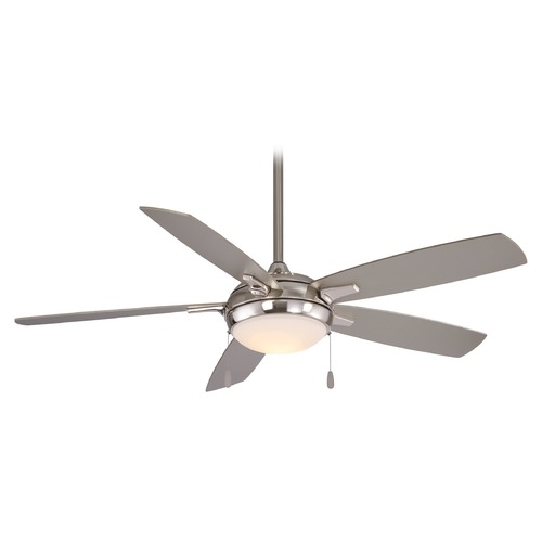 Lun-Aire 54-Inch LED Fan in Brushed Nickel by Minka Aire