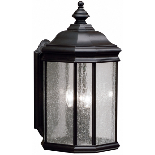 Kirkwood 21-Inch Outdoor Wall Light in Black by Kichler Lighting