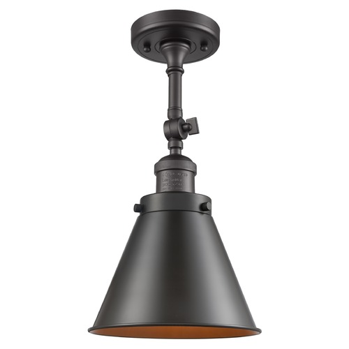 Innovations Lighting Innovations Lighting Appalachian Oil Rubbed Bronze Semi-Flushmount Light 201F-OB-M13-OB