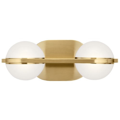 Kichler Lighting Brettin 14-Inch Champagne Gold LED Vanity Light by Kichler Lighting 85091CG