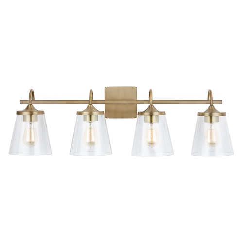 Capital Lighting Jayne 33.25-Inch Vanity Light in Aged Brass by Capital Lighting 139142AD-496